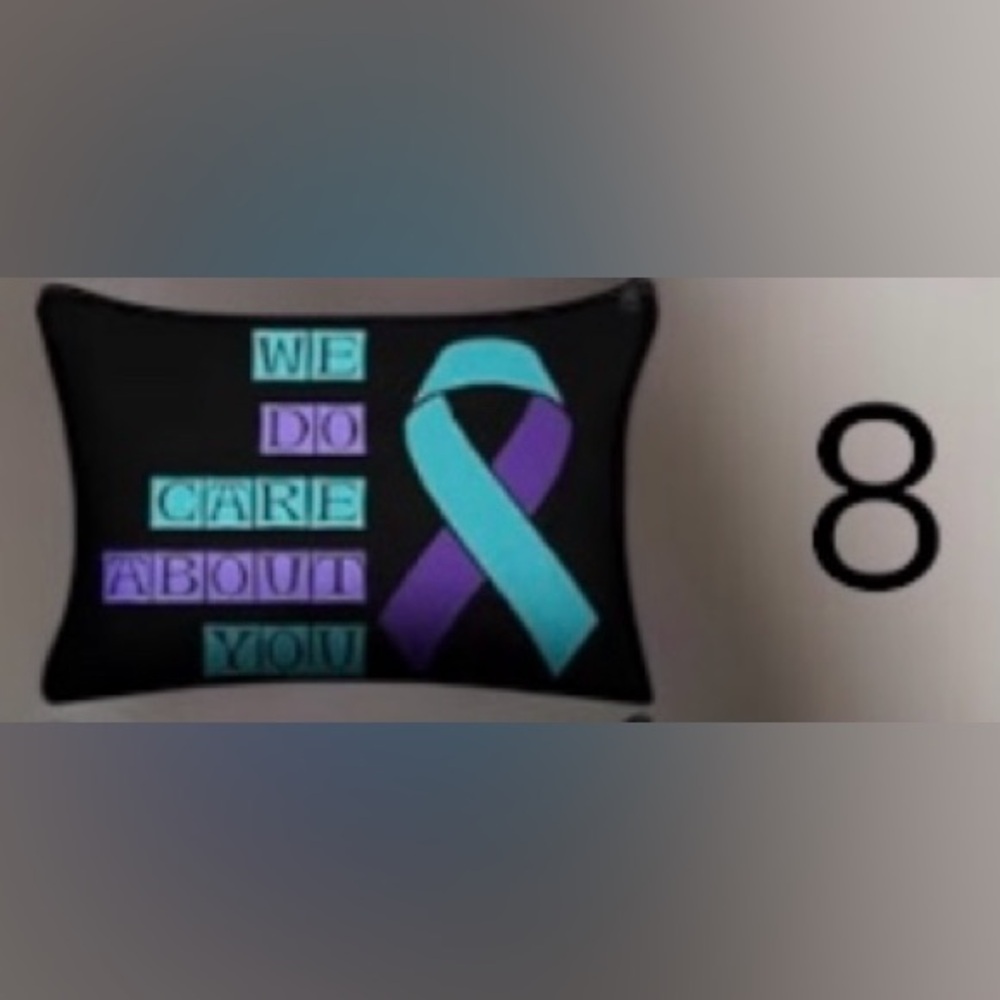 Suicide Prevention Awareness Set: 1 Pen, 1 Note pad, 1 Makeup Bags, 1 Bracelet - Picture 12 of 16